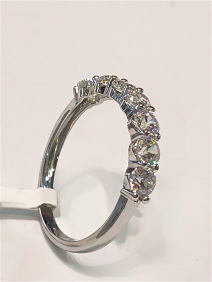 Anello Vidali Gioielli Donna in Oro bianco Zircone ANOR-78-34 - ANOR-78-34